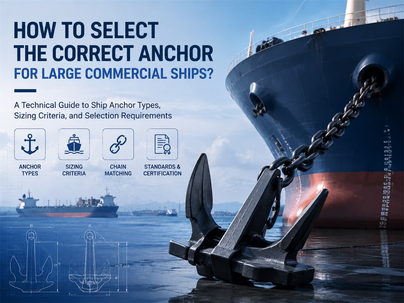 How to Select the Correct Anchor for Large Commercial Ships?