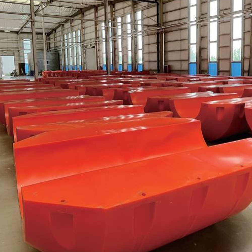 Rows of split float shells inside a workshop